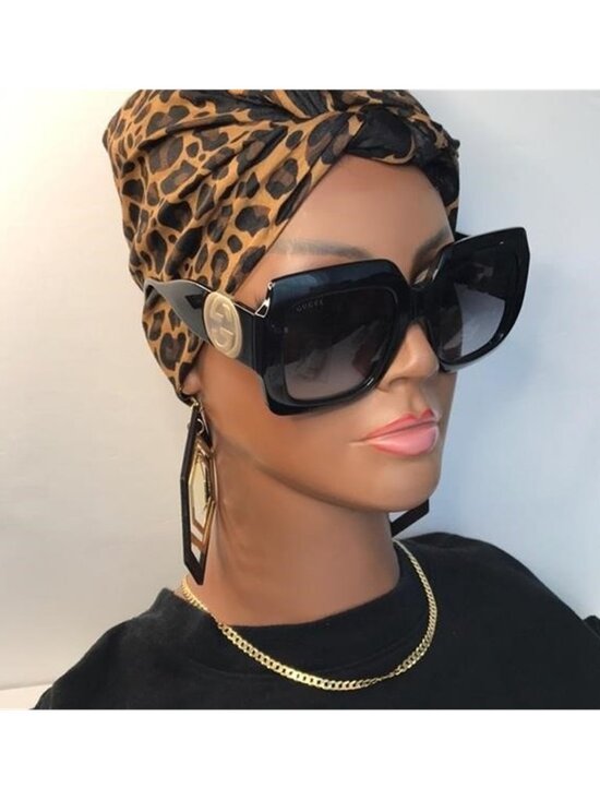 GUCCI Grey Gradient Square Ladies Sunglasses GG1022S 002 54 main image 9